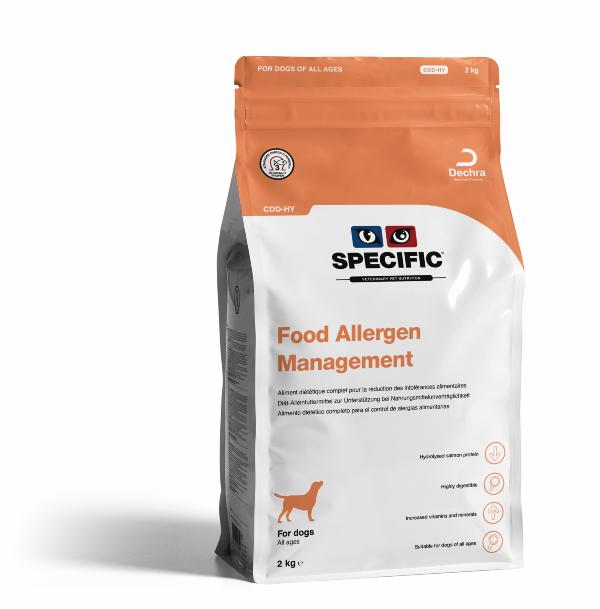 CDD-HY (스페시픽 가수분해 알러지 처방사료) Food Allergy Management, Dog